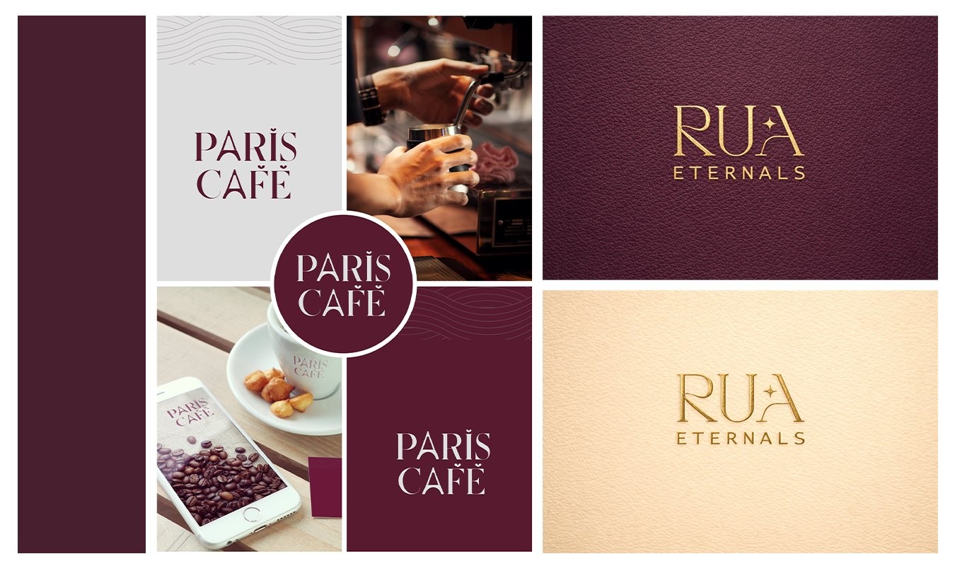 Logo Design — Paris Cafe & Rua Eternals